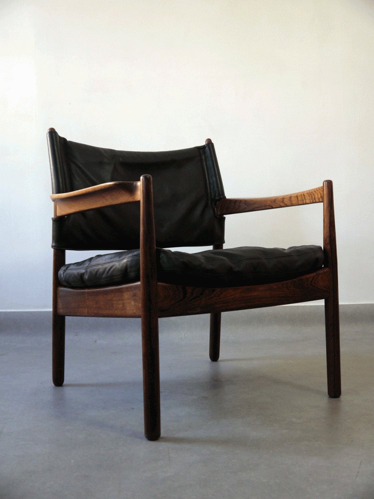 Gunner Mystrand – Rosewood and Leather Easy Chair