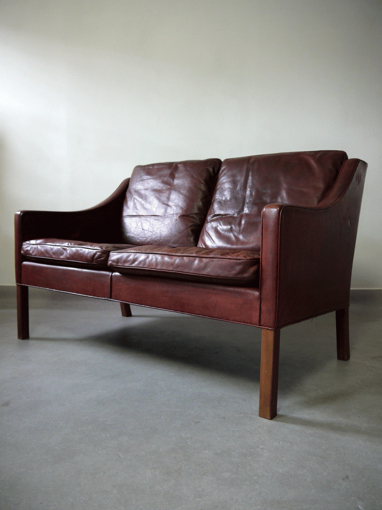 Borge Mogensen Fredericia – Model 2208 Leather Sofa