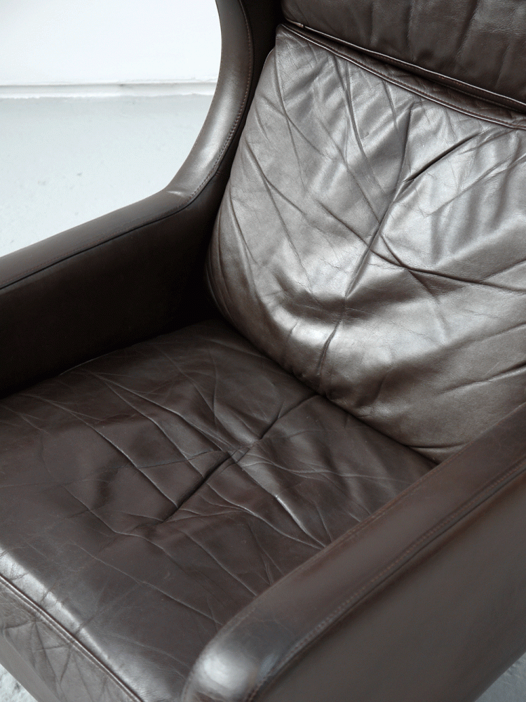 Borge Mogensen – Leather Wing Chair