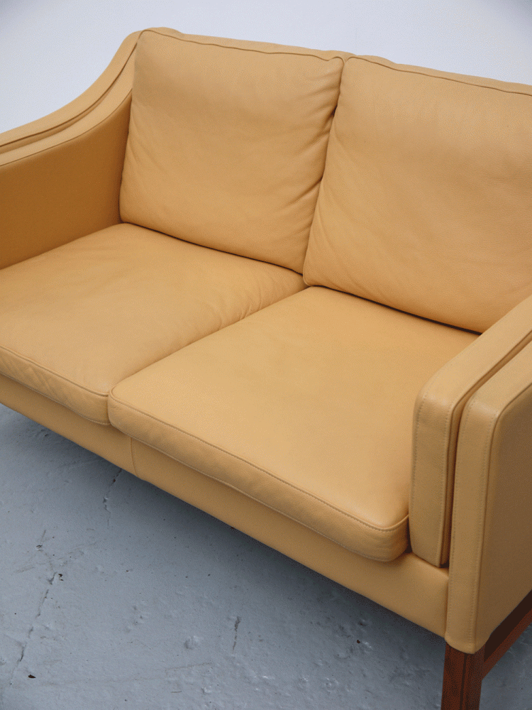Skippers Durup – Two Seat Leather Sofa