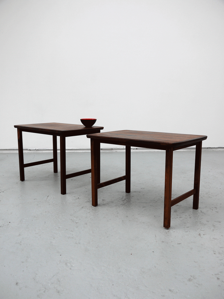 AB Seffle – Pair of Swedish Rosewood Side Tables